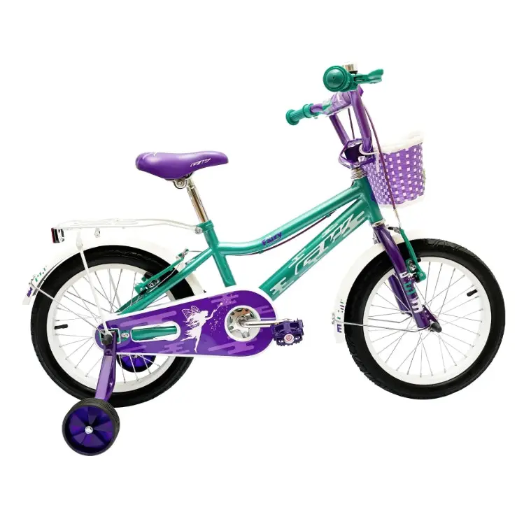 Bicicleta GW Fairy 16 Verde Agua/Morado 2 Bicicleta GW Fairy 16 Verde Agua/Morado