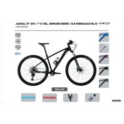 Bicicleta Mtb 29 1* 12 Vel 10/51 Deore Jackal GW