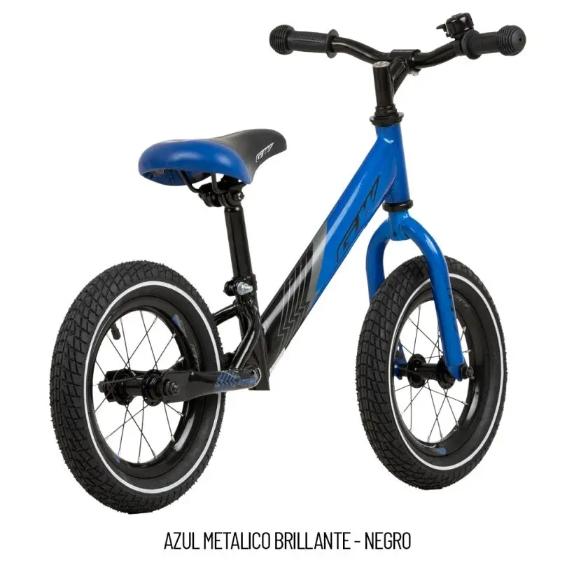 OnTRAIL Bicicleta Gw Pushbike Niño Niña Rin 12 Extreme Azul Metalico Brillante/Negro 4 OnTRAIL Bicicleta Gw Pushbike Niño Niña Rin 12 Extreme Azul Metalico Brillante/Negro - Imagen 2