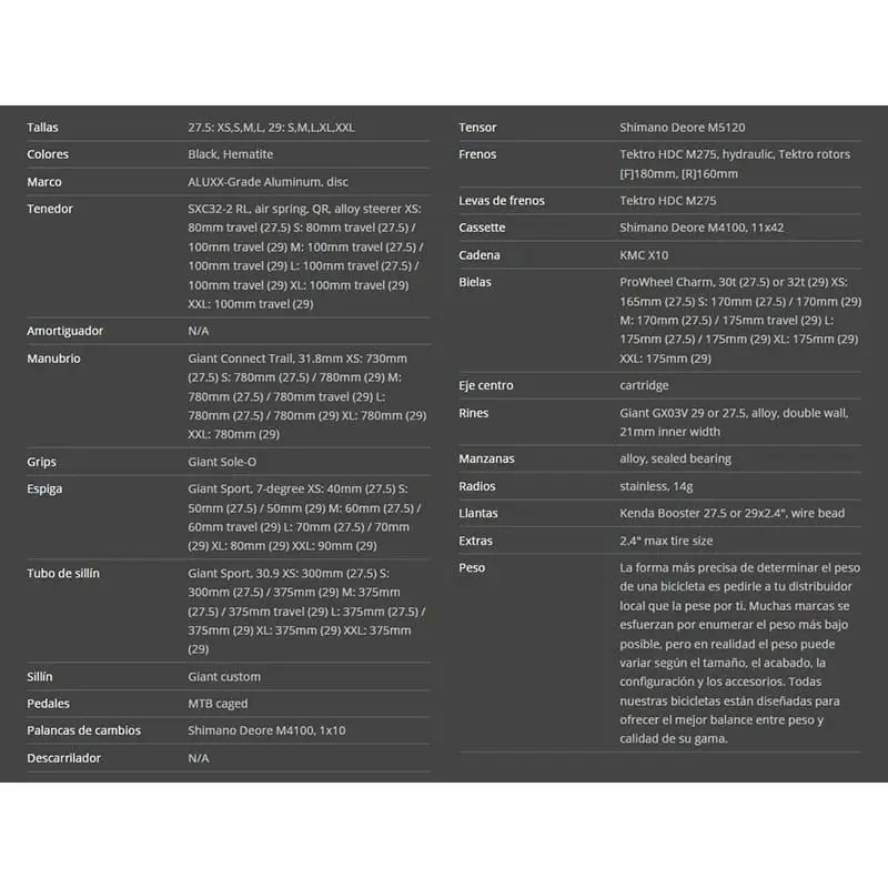 Bicicleta De Montaña Giant Talon 1 27.5 2022 Café 5 Bicicleta De Montaña Giant Talon 1 27.5 2022 Café - Imagen 3