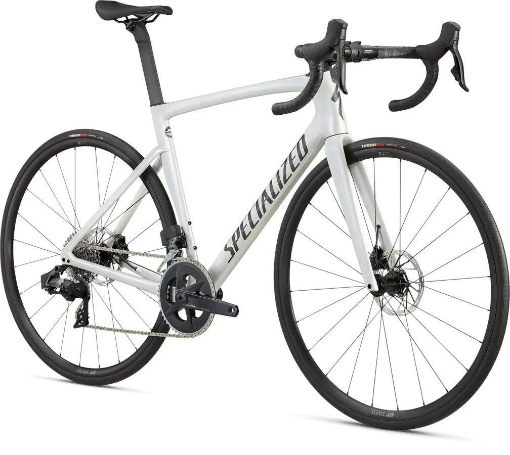 Bicicleta De Ruta Specialized 2022 Tarmac SL7 Comp - Rival ETap AXS / Blanco Metalizado 4 Bicicleta De Ruta Specialized 2022 Tarmac SL7 Comp - Rival ETap AXS / Blanco Metalizado - Imagen 2