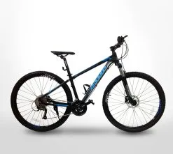 Bicicletas CAMP LEGEND 300 - D 29 / Aluminio / Negra - Azul CASCO DTO Con Sistema De Luz Trasera