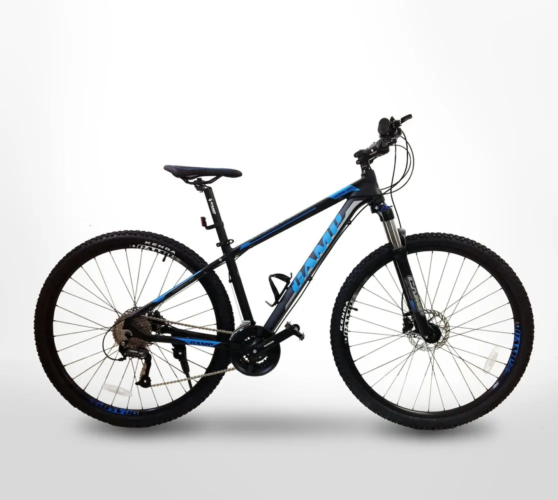 Bicicletas CAMP LEGEND 300 - D 29 / Aluminio / Negra - Azul CASCO DTO Con Sistema De Luz Trasera 3 Bicicletas CAMP LEGEND 300 - D 29 / Aluminio / Negra - Azul CASCO DTO Con Sistema De Luz Trasera