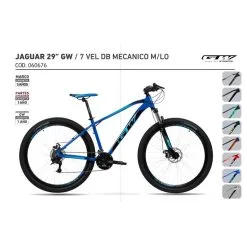 Bicicleta Mtb 29 Jaguar 7v Disco Mecanico GW